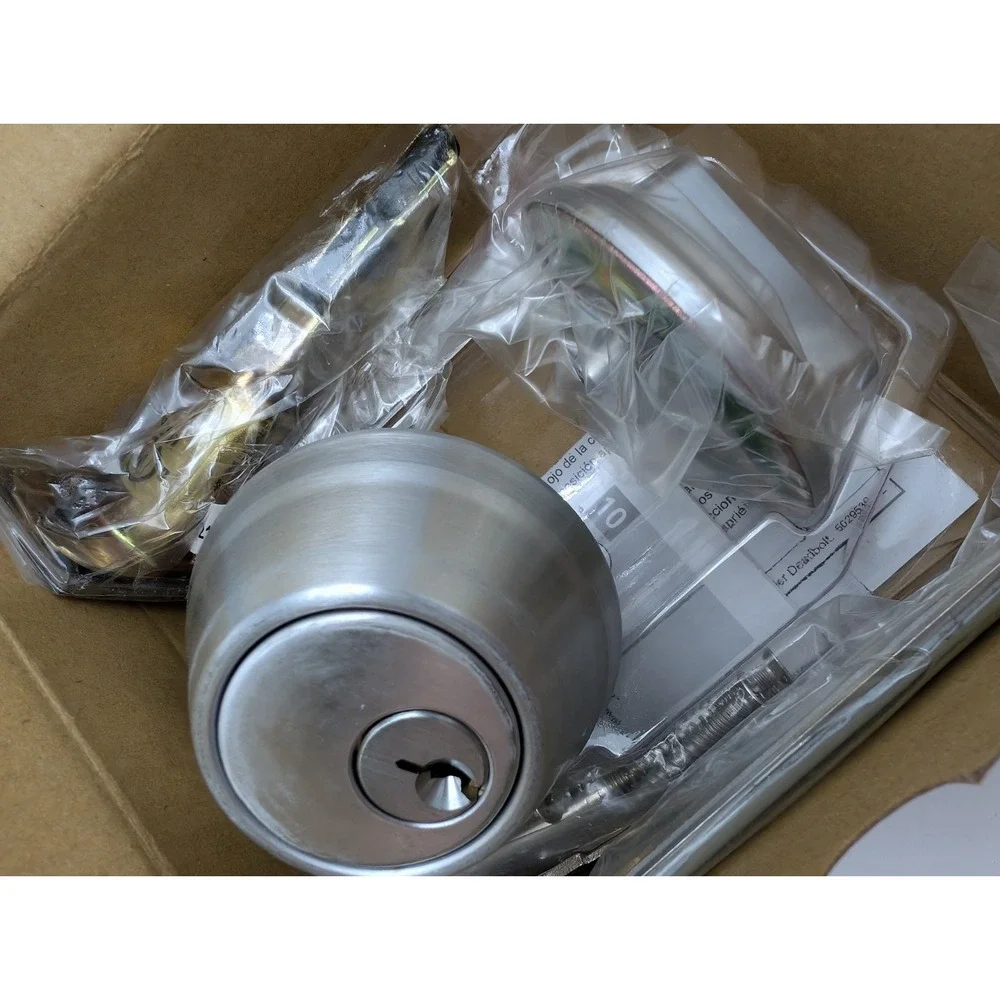 Stanley Commercial Hardware Commercial Single Cylinder Auxiliary Door Deadbolt